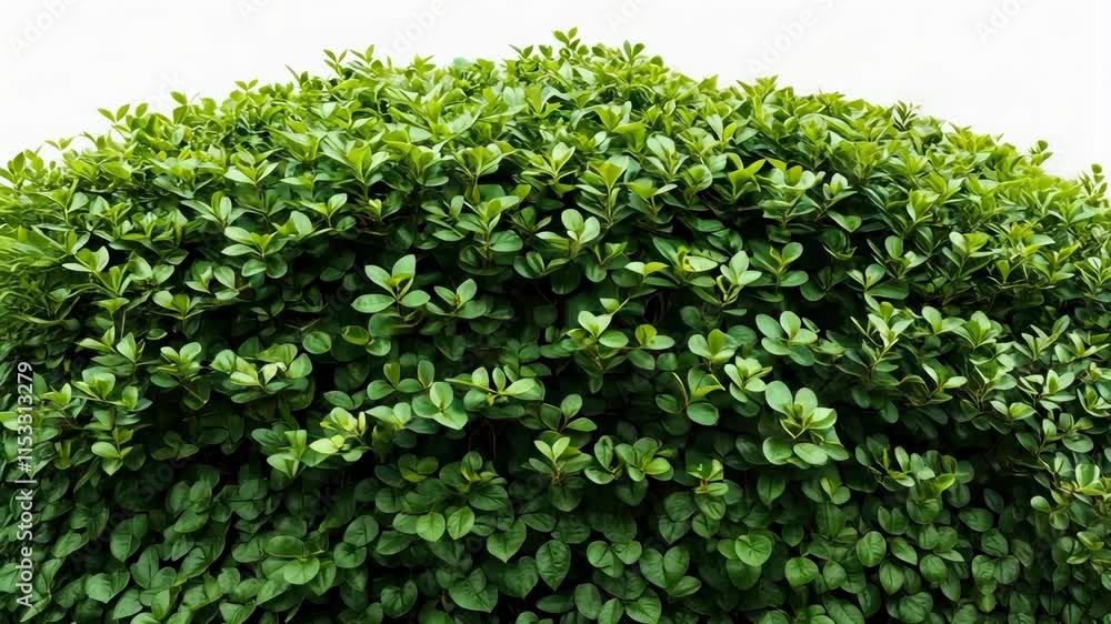 Lush green shrubbery adds vibrancy to outdoor space with dense foliage during daylight hours Lush green shrubbery adds vibrancy to outdoor space with dense foliage during daylight hours