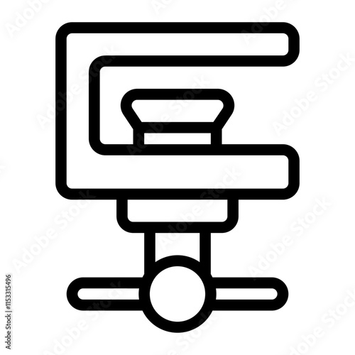 Clamp Line Icon