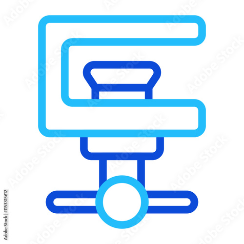 Clamp Duoline Icon