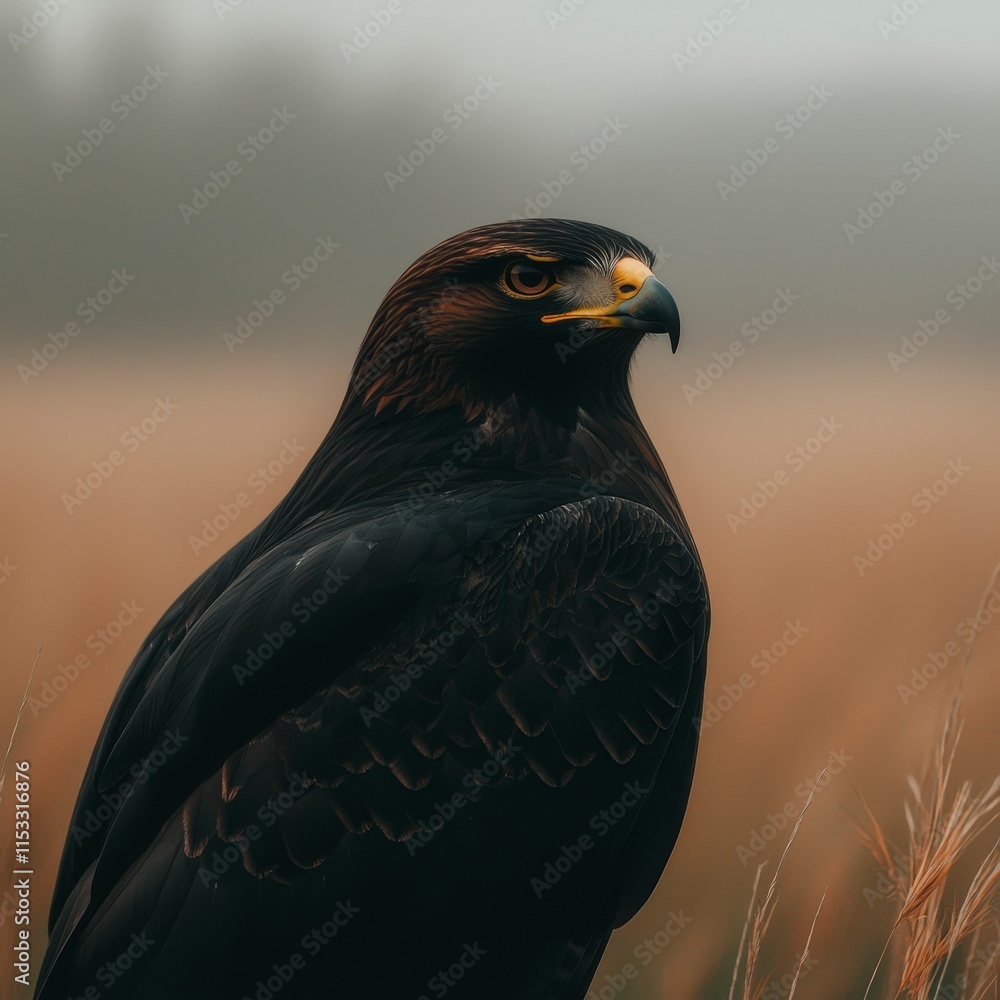 Fototapeta premium Majestic Golden Eagle Portrait Wildlife Bird Photography Nature Image
