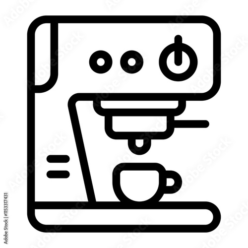 Coffee Maker Line Icon