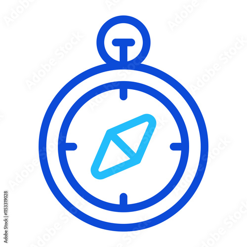 Compass Duoline Icon Free Download Compass Duoline Icon - GFXLoad