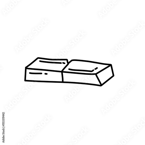 Wallpaper Mural chocolate line sketch Torontodigital.ca