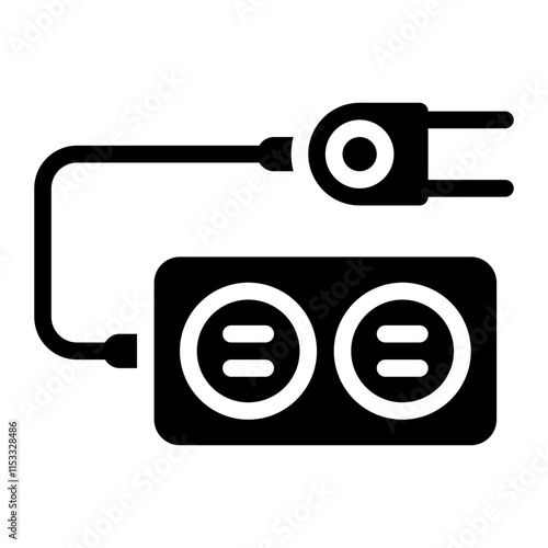 Electrical Plugs Solid Icon