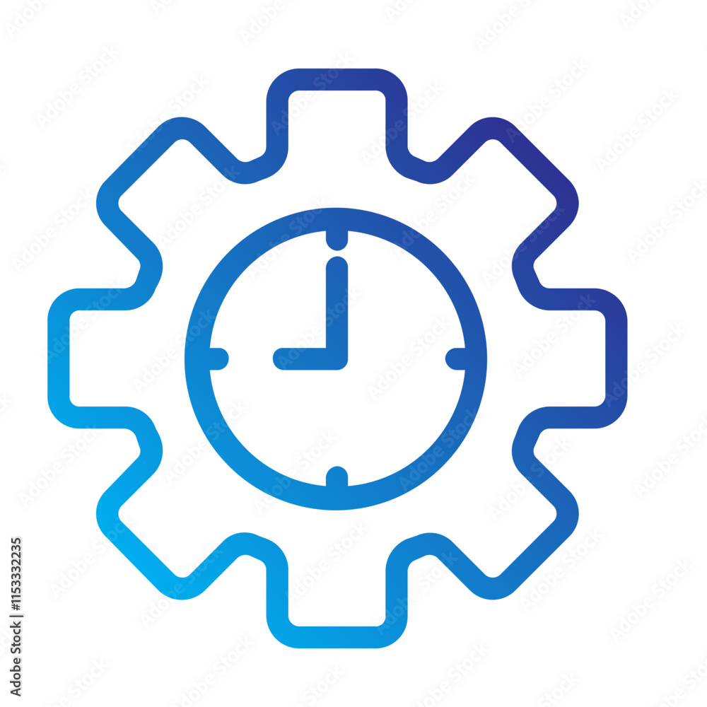 setting time line gradient icon setting time line gradient icon