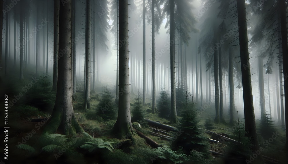 Fototapeta premium Bosques Sumergidos Árboles bajo lagos con aguas claras 