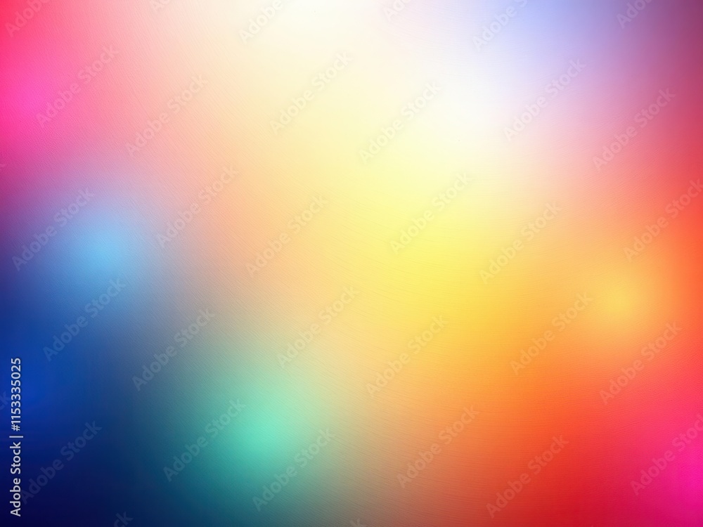 Obraz premium Colorful Abstract Background with Bright Glows in Vivid Hues of Red, Blue, Yellow, and Green, Perfect for Design Projects, Wallpapers, and Artistic Creations