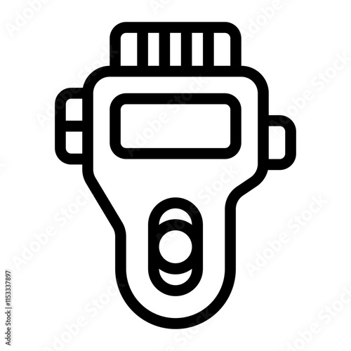 Hair Clipper Line Icon