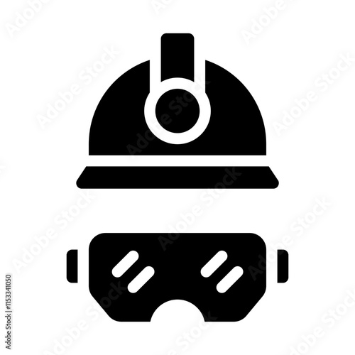 Helmet Solid Icon