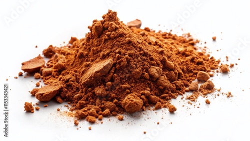 Wallpaper Mural Silhouetted Crushed Bronzer Powder on White Background - Beauty Product Stock Photo Torontodigital.ca