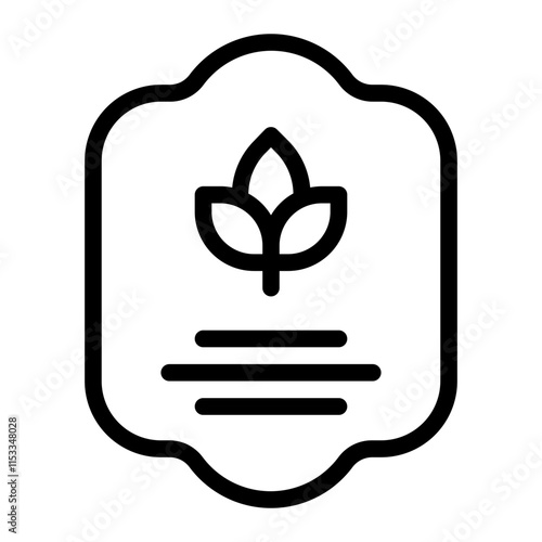 Label Product Line Icon