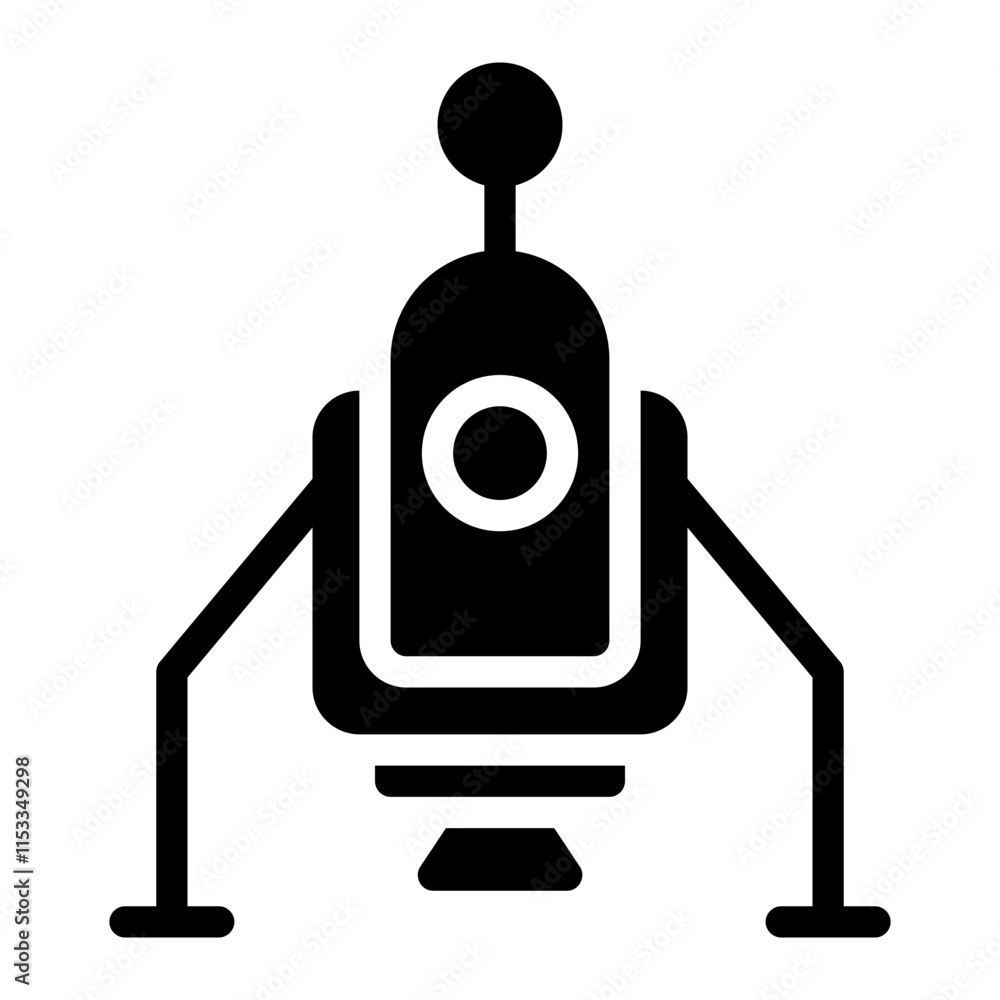 Lander Solid Icon Lander Solid Icon