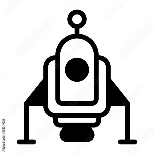 Lander Glyph Icon