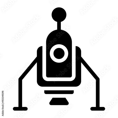 Lander Solid Icon