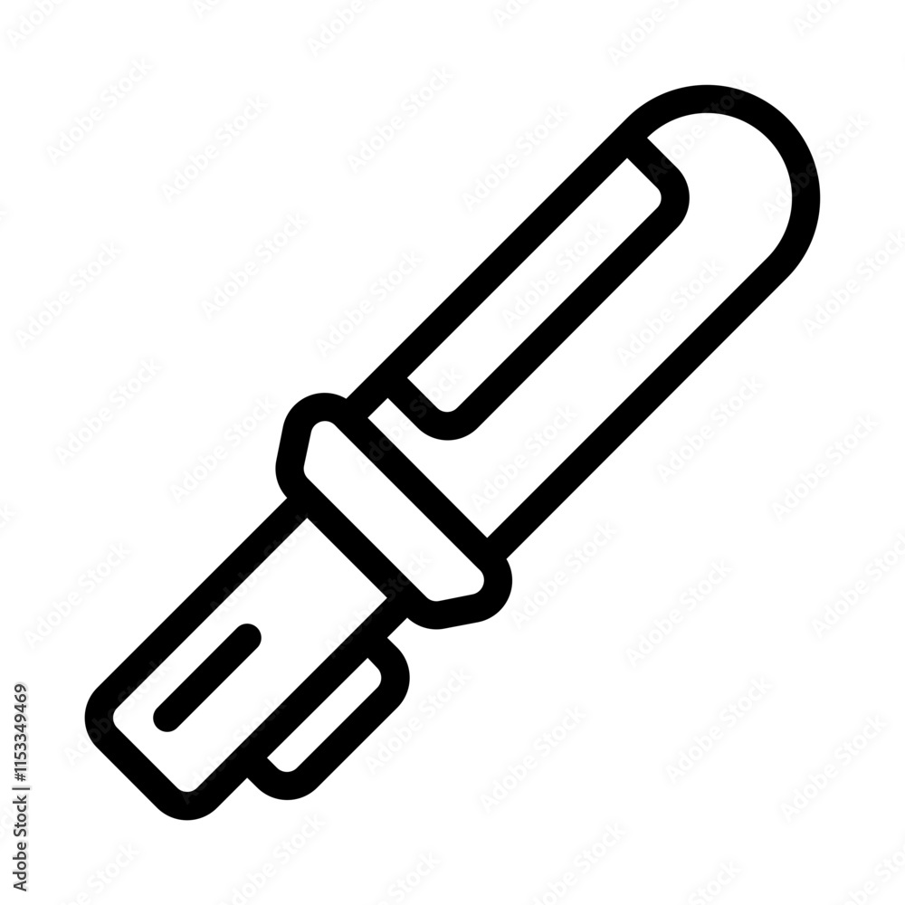 Laser Sword Line Icon Laser Sword Line Icon
