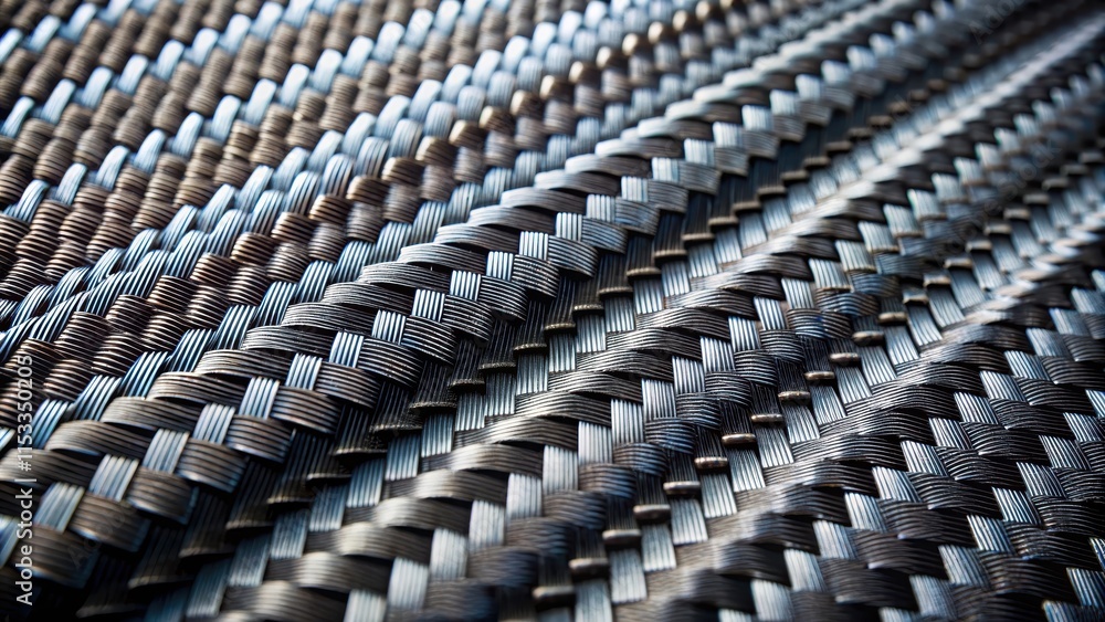Fototapeta premium Close-up of Carbon Fiber Fibers, innovative technology