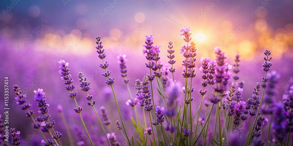 Naklejka premium Soft Lavender Background, Flat Lay Photography, Pastel Color, Minimalist Style, Product Mockup