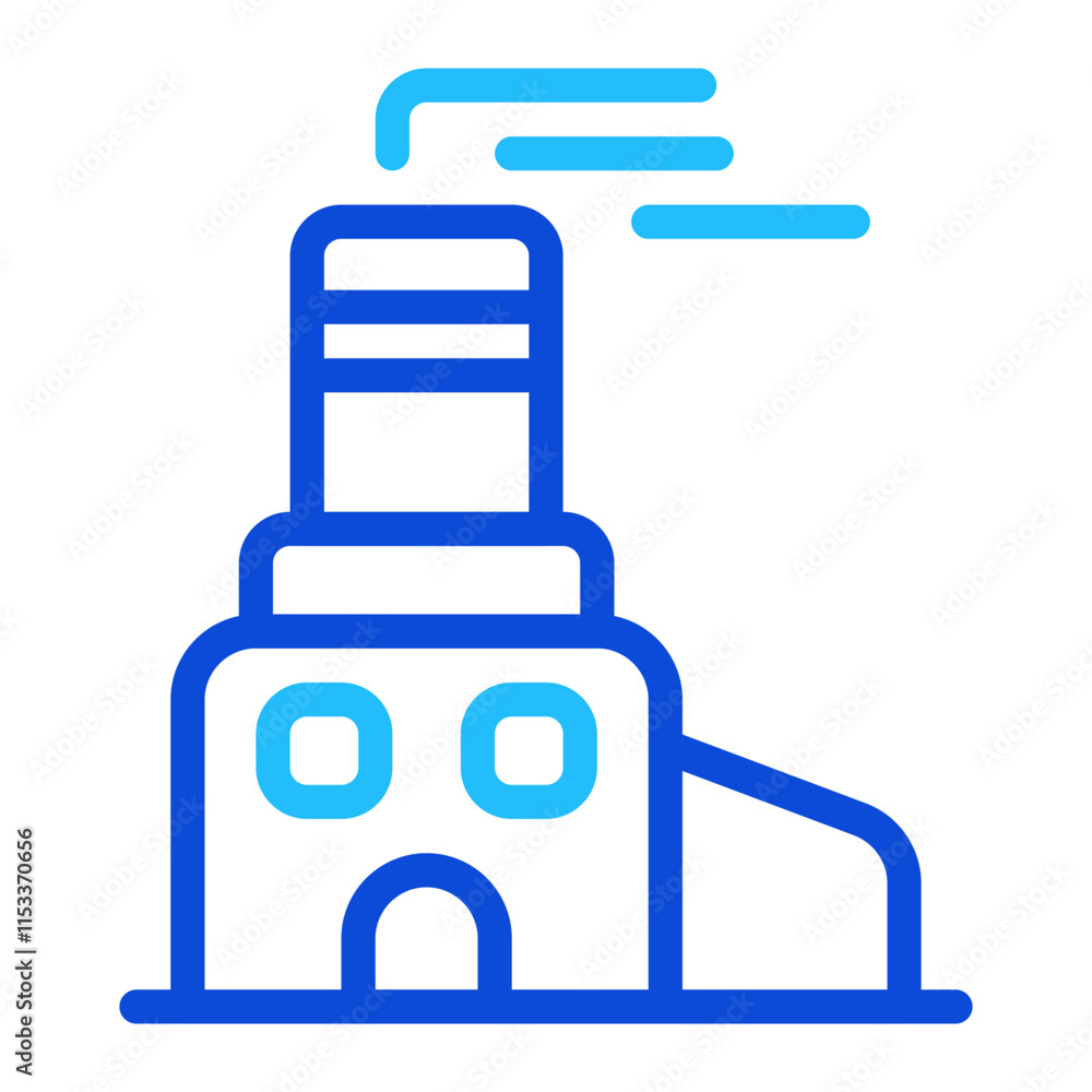 Pollution Duoline Icon Pollution Duoline Icon
