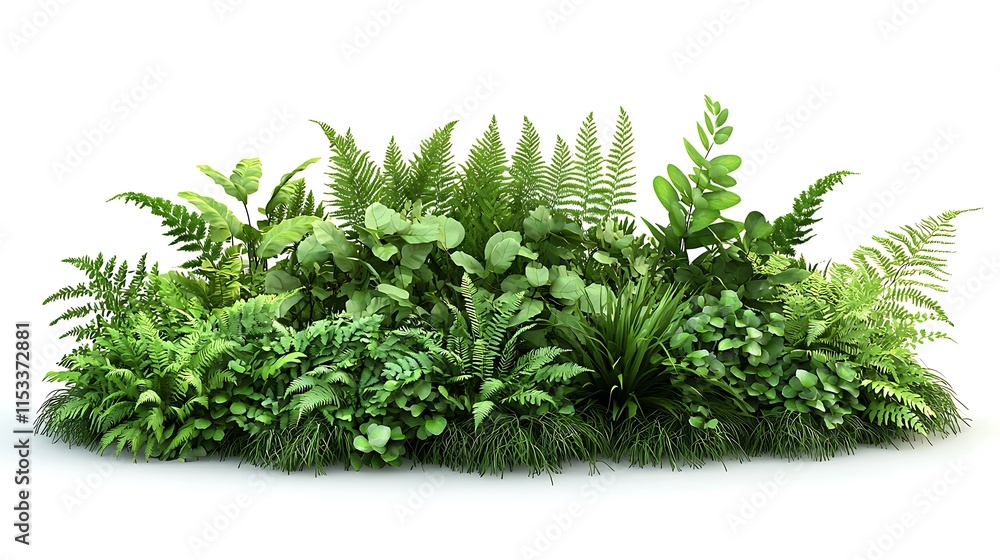 Lush Greenery Collection of Diverse Ferns and Plants Lush Greenery Collection of Diverse Ferns and Plants