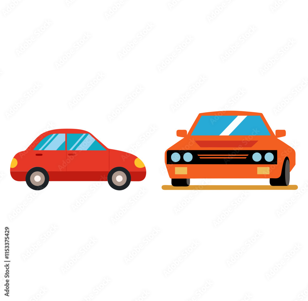 Fototapeta premium illustration of a car
