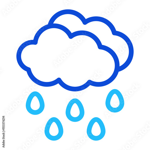Raining Duoline Icon
