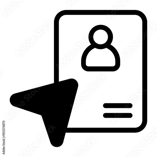 Resume Glyph Icon