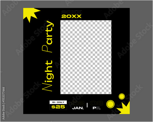 Night Party Socials Media