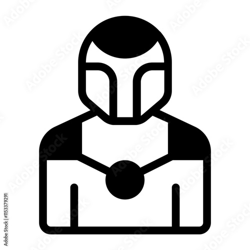Fototapeta Robot Glyph Icon