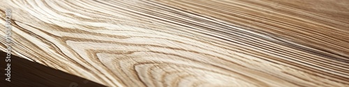 Natural Oak Wood Texture Background with Detailed Grain Pattern for Home Interior and Furniture Design photo