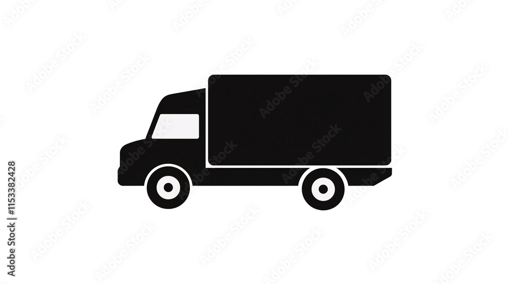 a black truck with a white background a black truck with a white background