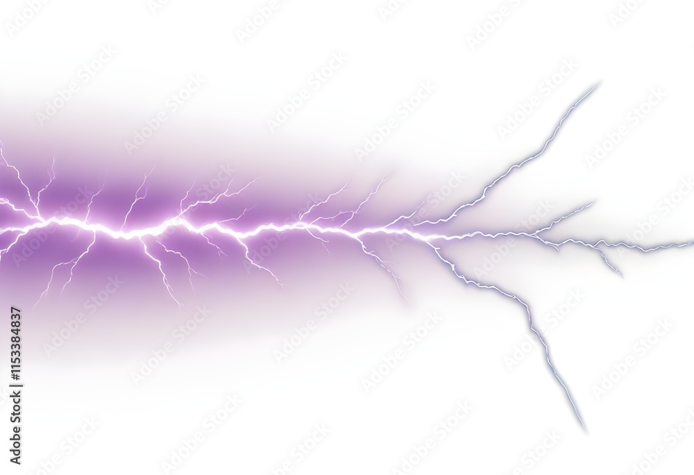 Pink lightning bolt against a white background Pink lightning bolt against a white background