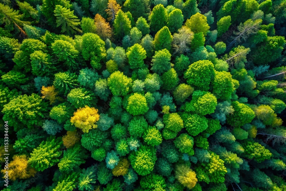 Aerial View of Trees, CAD Outline - Architectural Design Landscape Planning