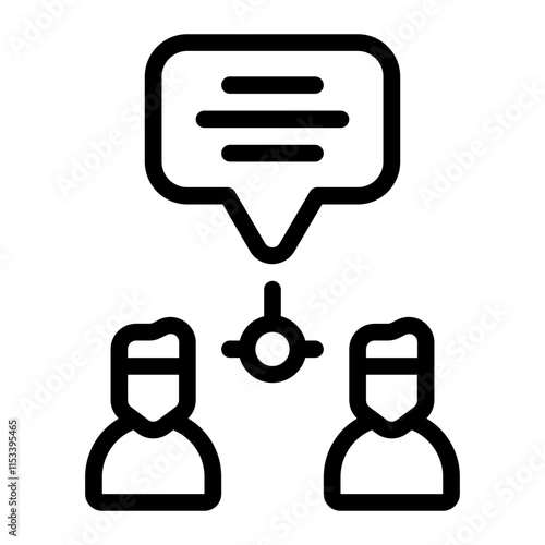 Talk Line Icon