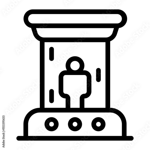 Teleport Line Icon