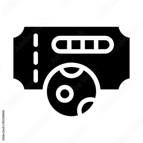 Ticket Solid Icon