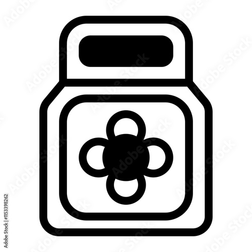 Washing Powder Glyph Icon