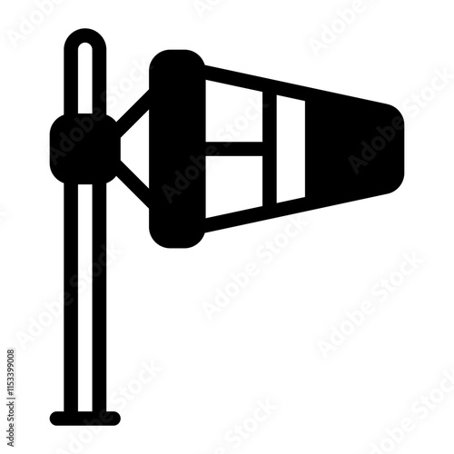 Windsock Glyph Icon