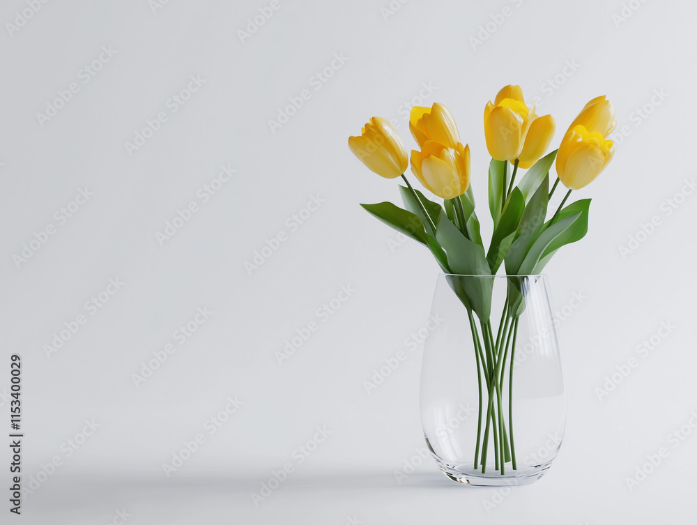 yellow tulips in vase yellow tulips in vase