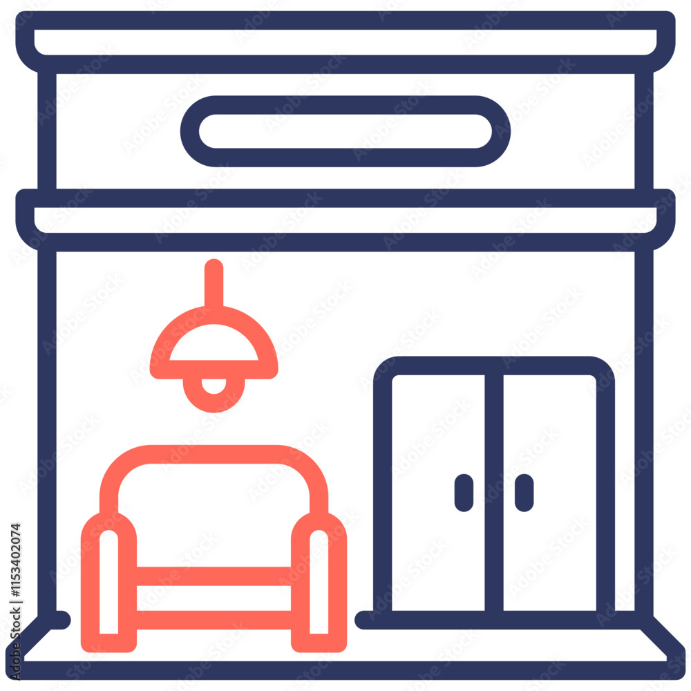 Obraz premium Furniture Store Icon