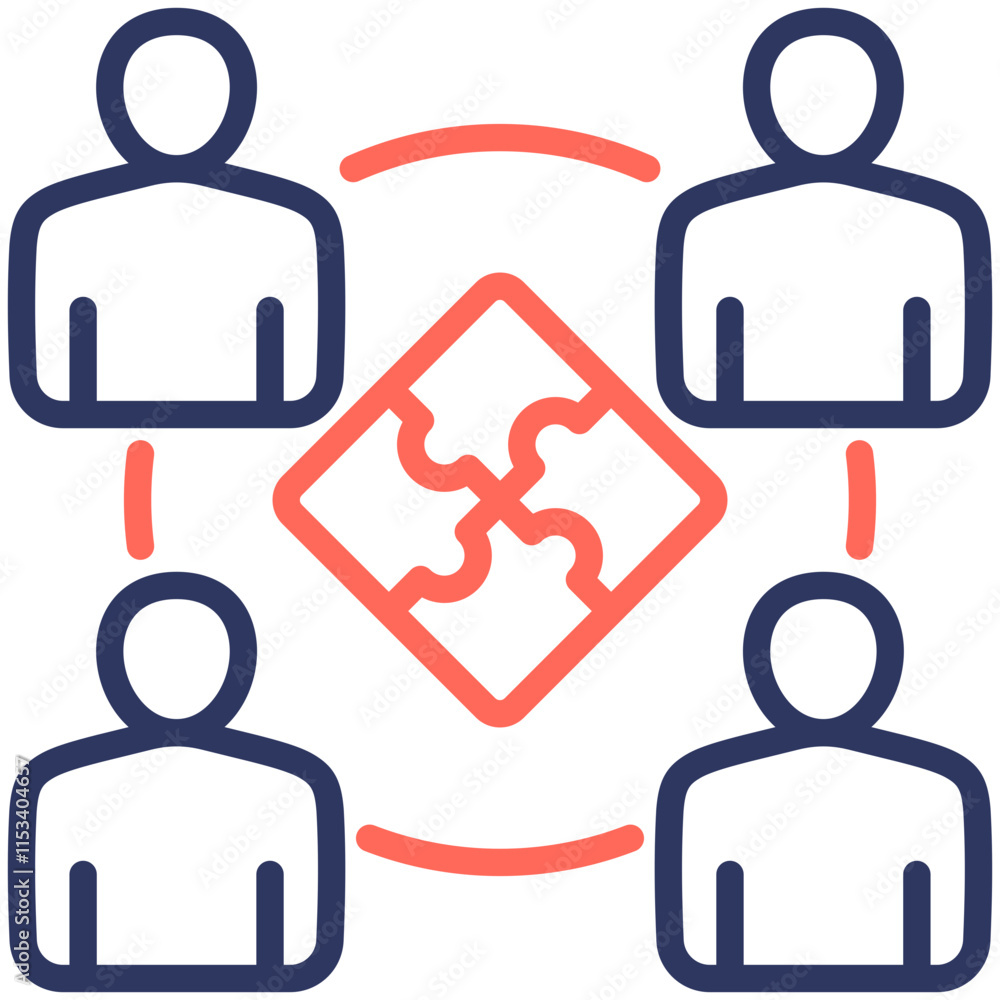 Team Building Icon Team Building Icon