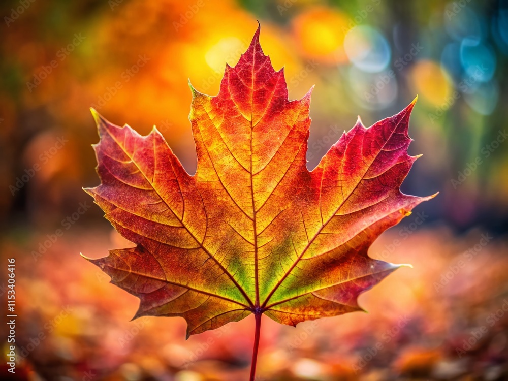 Canadian Maple Leaf Texture: Long Exposure Photography Canadian Maple Leaf Texture: Long Exposure Photography