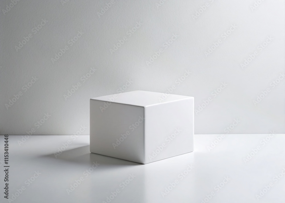 Clean Minimal Square Mockup: Product Display on White Background Clean Minimal Square Mockup: Product Display on White Background