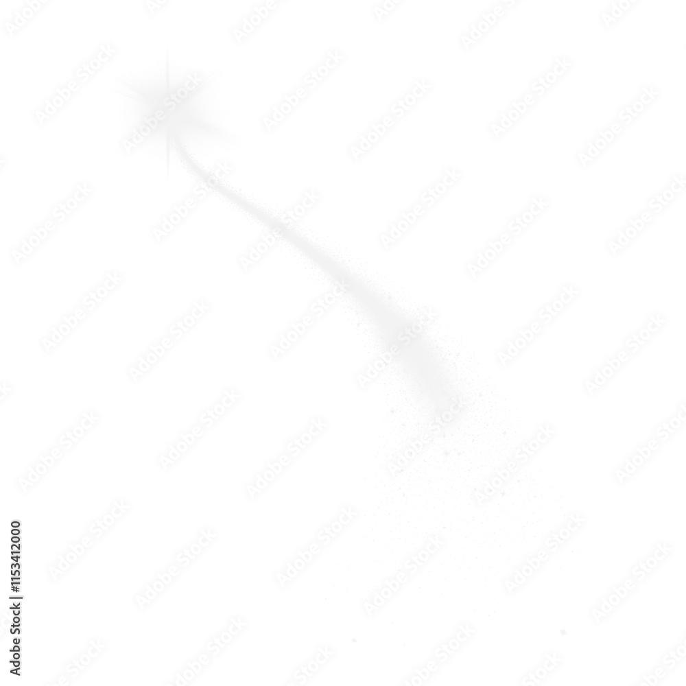 Fototapeta premium PNG A vector glowing light effect lighting night space.