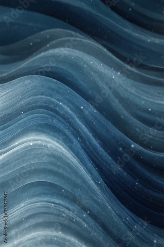 Abstract light blue waves background