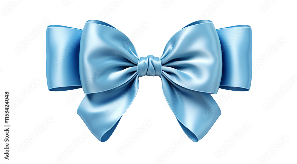 Naklejka premium a blue bow with a bow