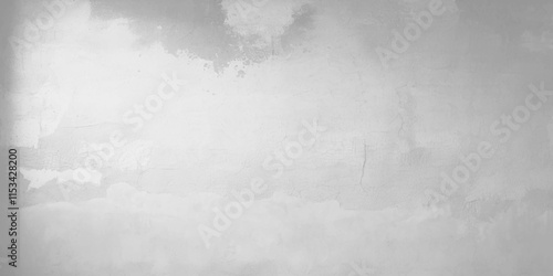 Abstract white, gray grunge rusty cement concrete wall texture background vector. Vintage white background of natural cement wall.