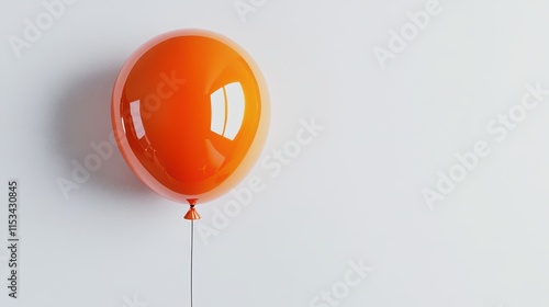 The Bright Orange Party Balloon