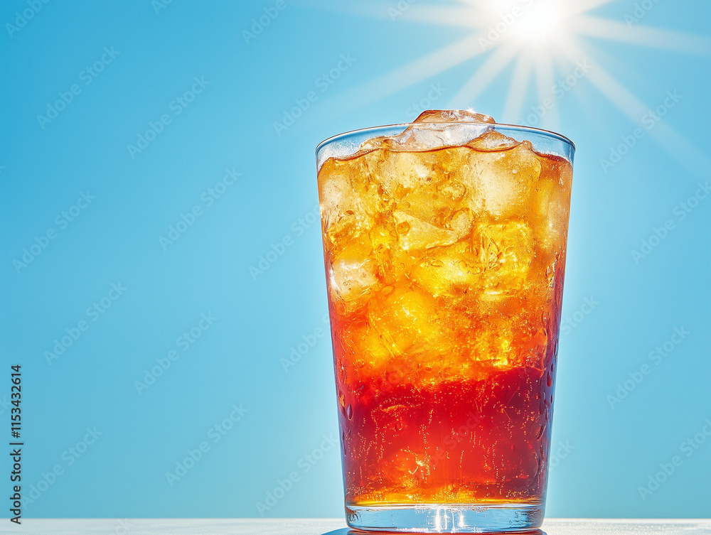glass of cola with ice glass of cola with ice