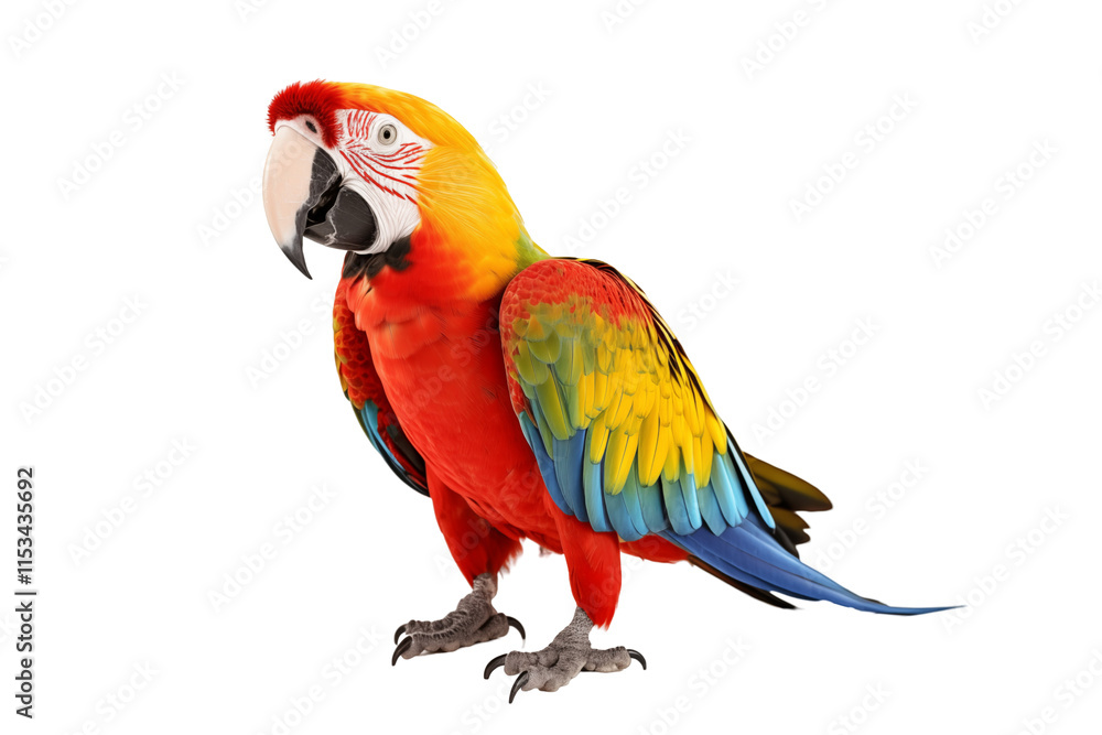 Vibrant Tropical Parrot Isolated on Transparent Background - Colorful Illustration with Precise Details for Design, Creative Projects, and Exotic Decorations - Perfect for Art, Advertising. Png cut. Vibrant Tropical Parrot Isolated on Transparent Background - Colorful Illustration with Precise Details for Design, Creative Projects, and Exotic Decorations - Perfect for Art, Advertising. Png cut.