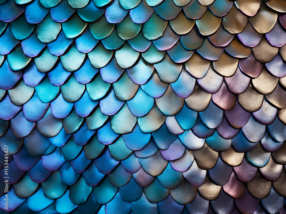 Detailed fish scales texture creating a natural and intricate pattern for artistic use Detailed fish scales texture creating a natural and intricate pattern for artistic use